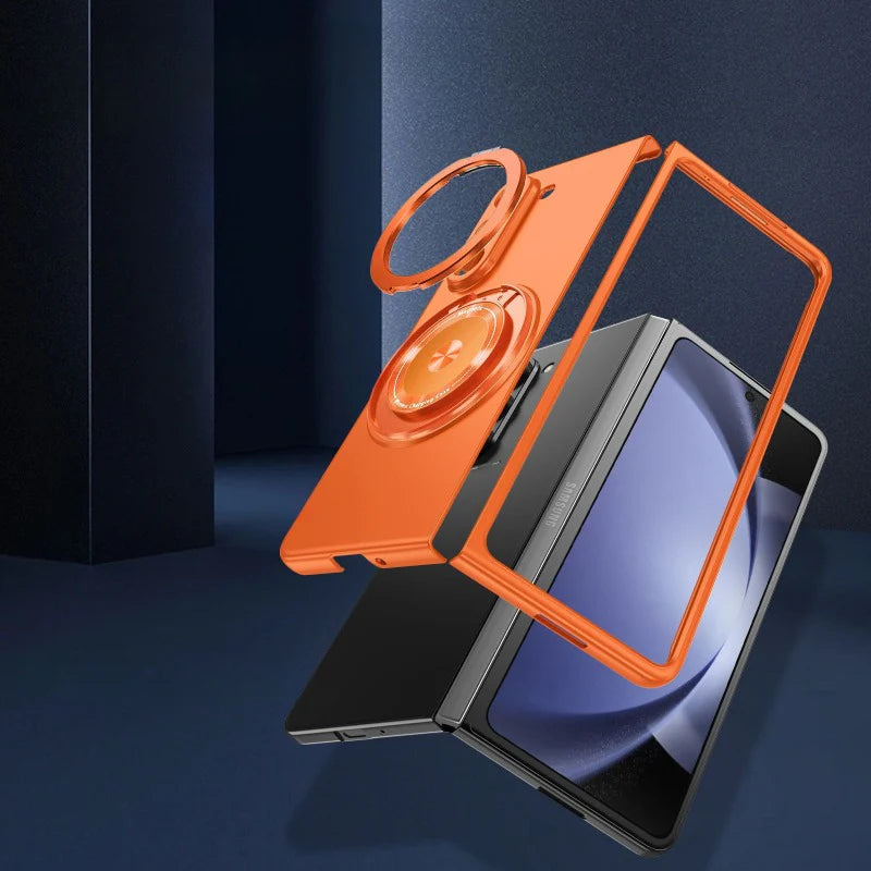 Rotating Bracket Magnetic Phone Case For Samsung