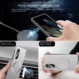 Ultra Thin Metal Paint Plating Magnetic Frosting Case For Samsung