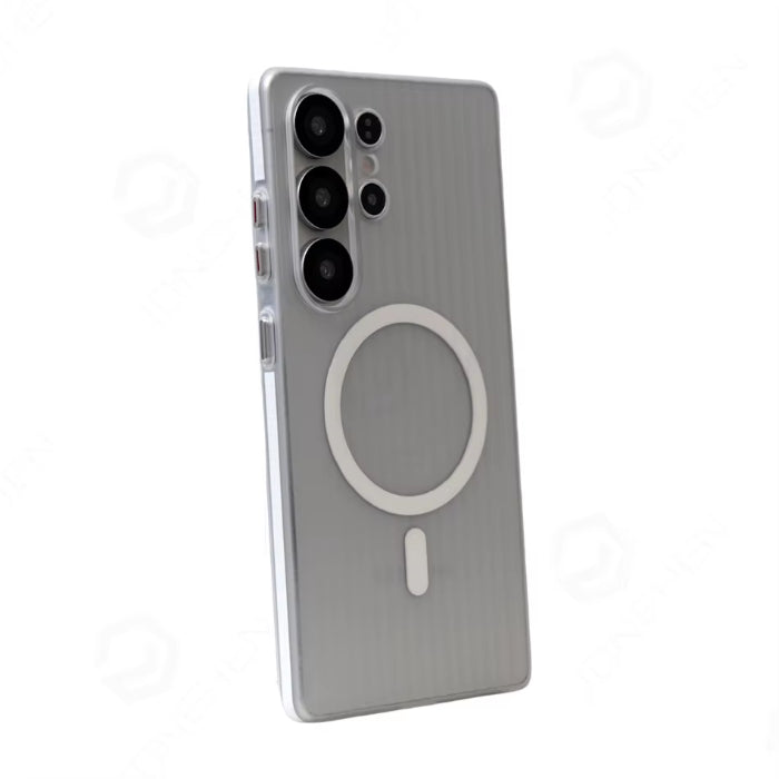 3D Corrugated Pattern Non-slip Matte Clear Case For Samsung