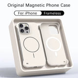 Ultra Thin Frameless Magnetic Case For iPhone
