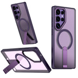 Luxury Metal Stand Magsafe Case For Samsung