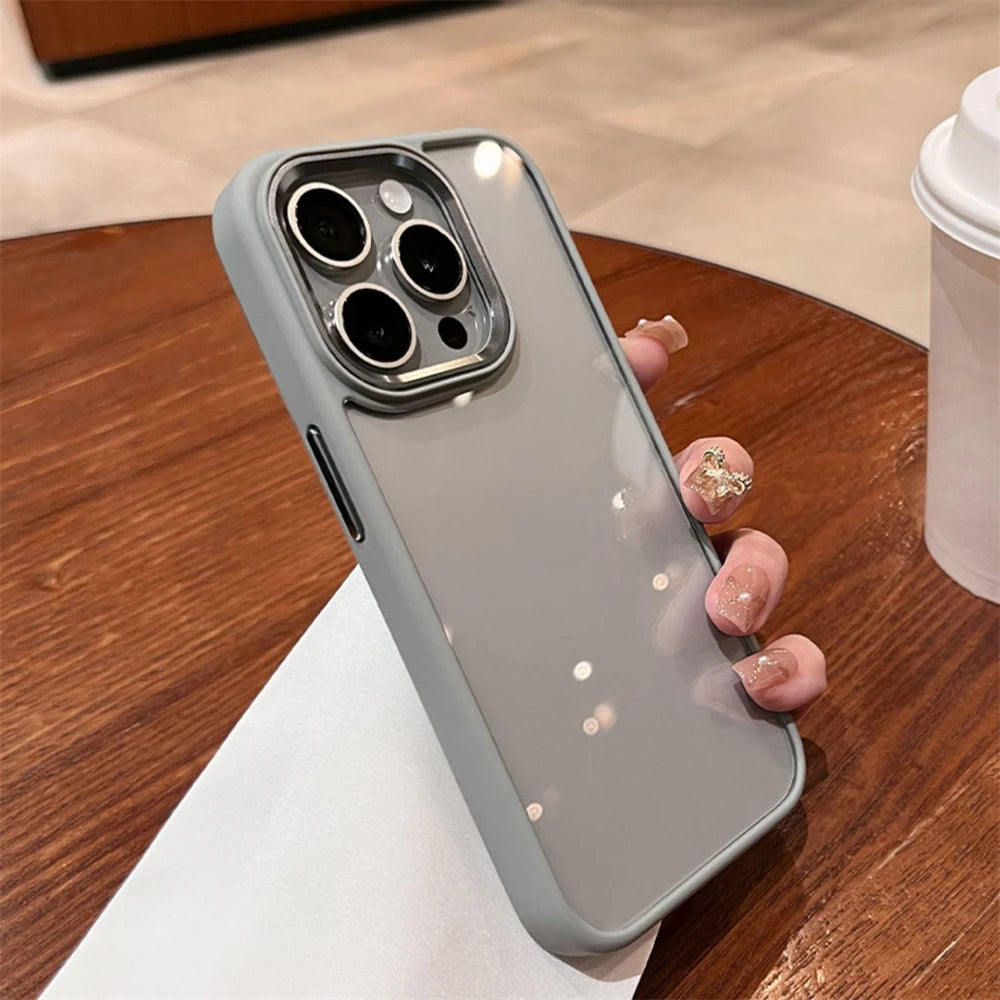 Luxury Transparent Soft Silicone Case For iPhone