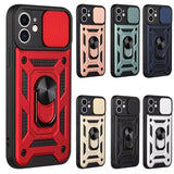 Armor Shockproof Magnetic Ring Stand Holder Case For iPhone