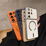 Shockproof Magnetic Leather Case for Samsung