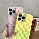 Fashion 3D Pattern Gradient Color Case For iPhone