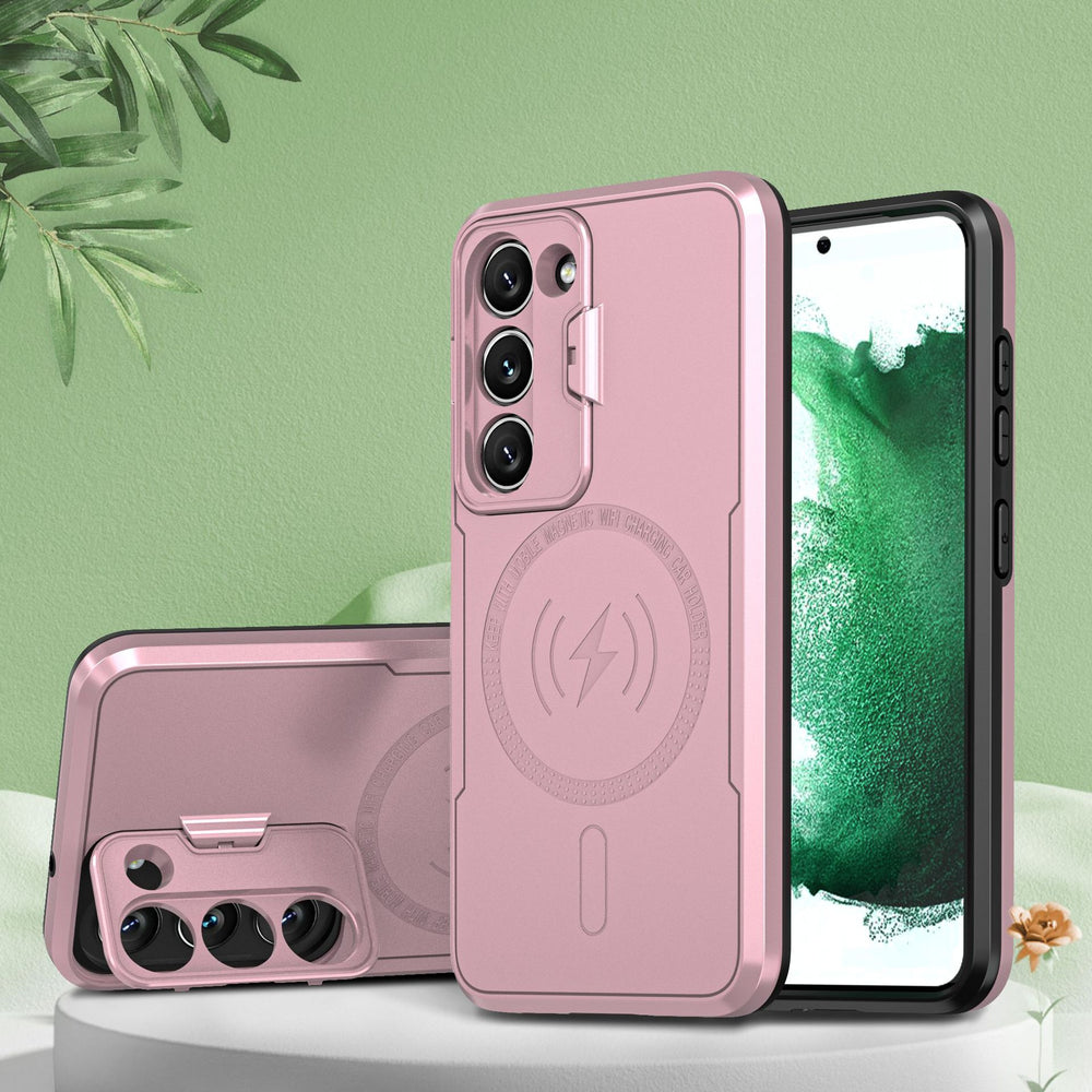 Lens Stand Holder Magnetic Case For Samsung