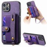 Wrist Lanyard Card Holder Kickstand Case for iphone