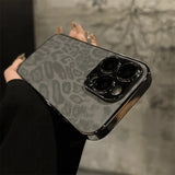 Leopard Texture Leather Case For iPhone