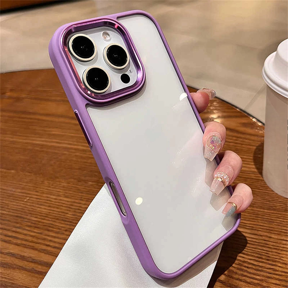 Luxury Transparent Soft Silicone Case For iPhone