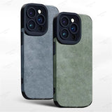 Business Suede Anti-slip Phone Case For iPhone