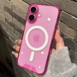 Luxury Shockproof Magsafe Transparen Case For iPhone