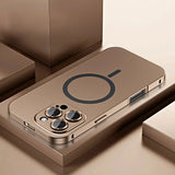 Aluminum Metal Frame Magnetic Case For iPhone