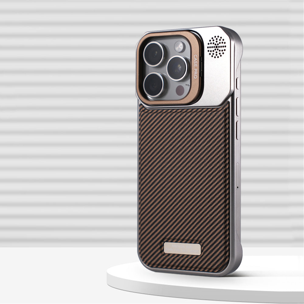 Luxury Frameless Carbon Fiber Pattern Slim Case for iPhone