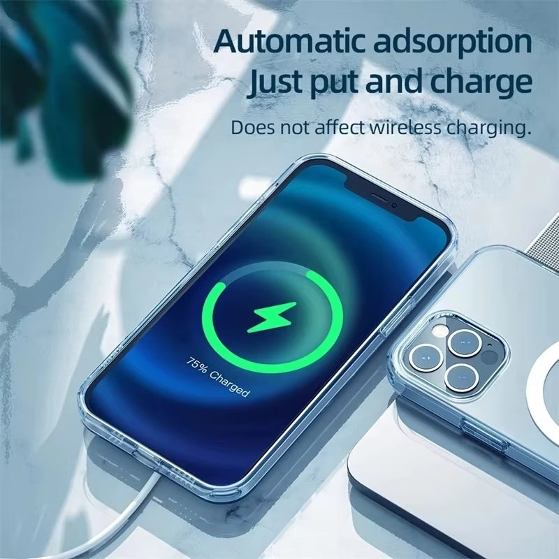 Clear Magnetic Case for iPhone