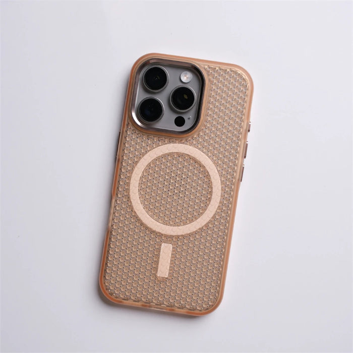 Heat Dissipation Hollow Shockproof Magnetic Case For iPhone