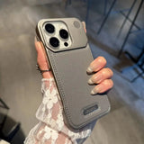 Business Aromatherapy Leather Case for iPhone