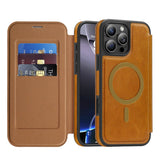 Magnetic Flip Card Holder Case for iphone
