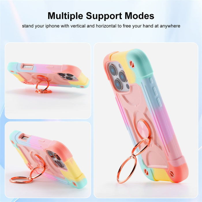 Luxury Heavy Duty Ring Holder Case for iPhone