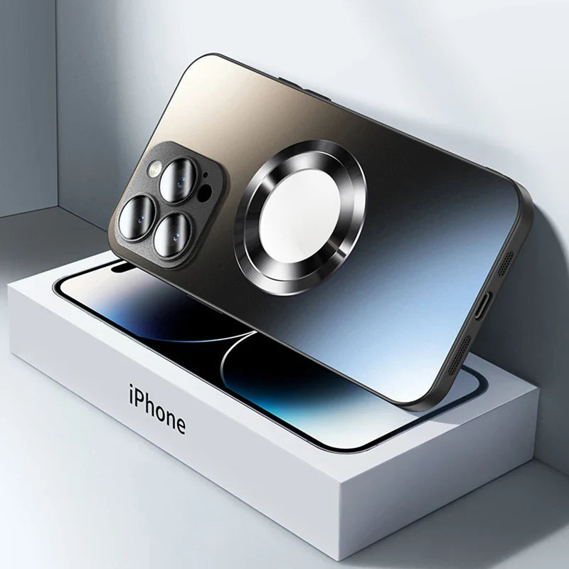 Luxury Matte Magnetic Case For iPhone