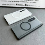 Slim Matte Hinge Protection Magsafe Case for Samsung
