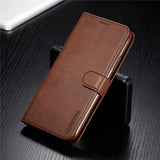 Business Leather + Flip Wallet Card Holder Case for Samsung Galaxy