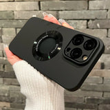 Logo Hole Magsafe Magnetic Case For iPhone