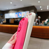 Luxury Crossbody Lanyard Cord Rope Cute Love Heart Soft Case For iPhone