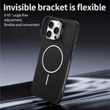 Magnetic Camera Stand Phone Case For iPhone