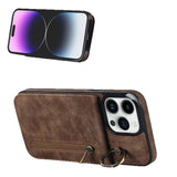 Leather Card Holder Kickstand Case for iphone