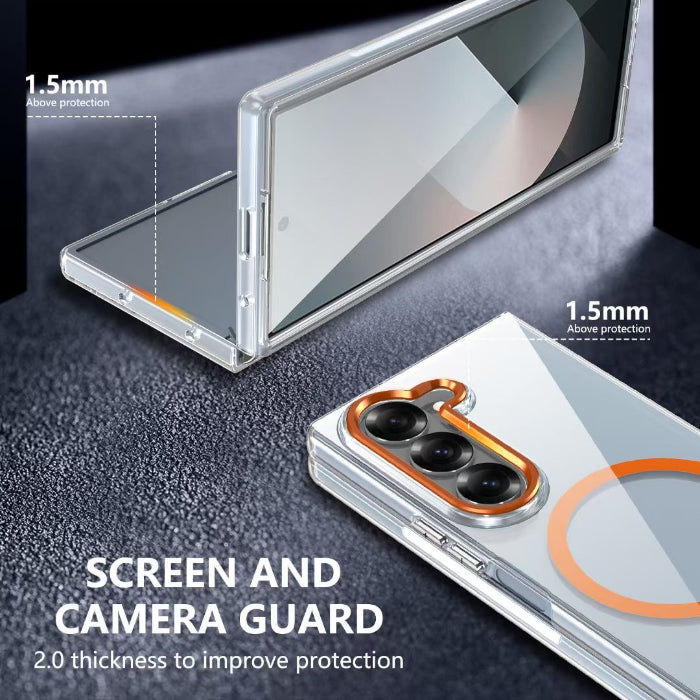 Ultra Slim Transparent Magsafe Phone Case For Samsung