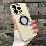 Logo Hole Magsafe Magnetic Case For iPhone