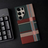 Luxury Carbon Fiber Wireless Charging Magsafe Case for Samsung