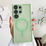 Matte Translucent Magsafe Case For Samsung