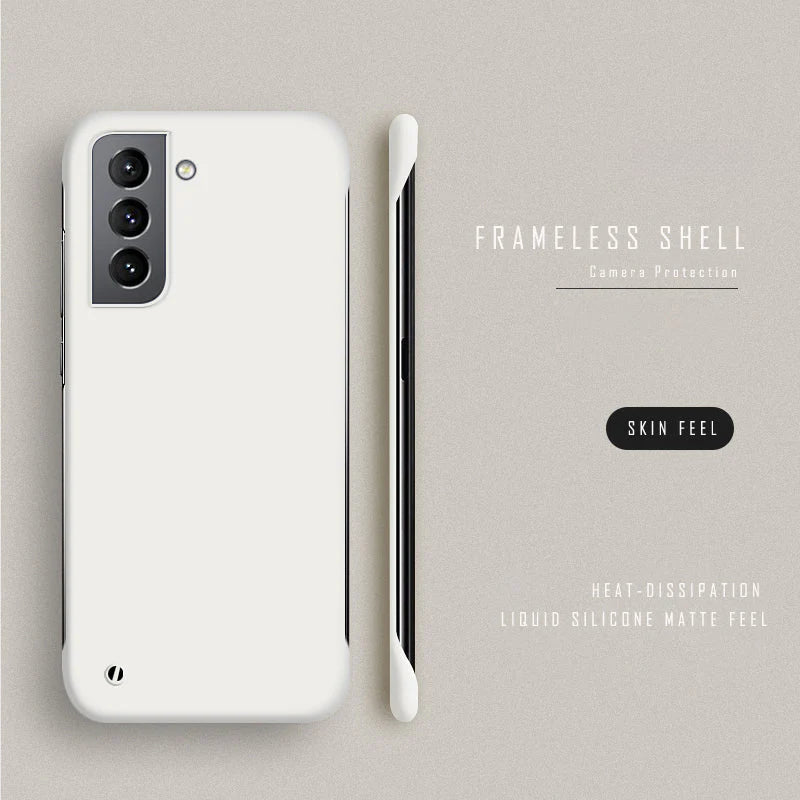 Thin Slim Hard PC Frameless Case For Samsung