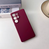Liquid Silicone Solid Color Soft Phone Case For Samsung