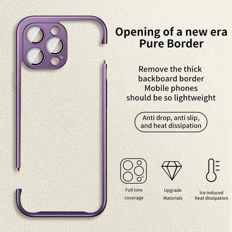 Contrast Metal Bumper Frame iPhone Case