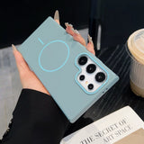 Luxury Slim Matte Magsafe Case for Samsung