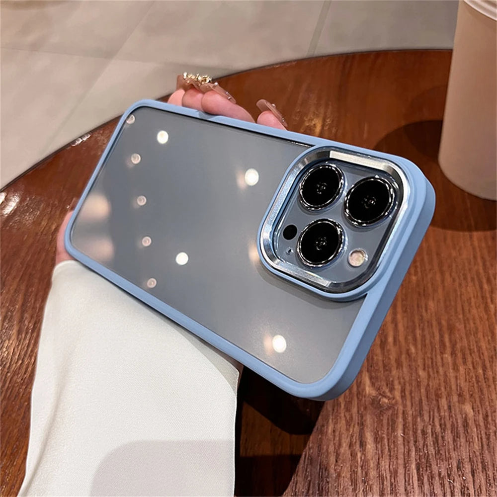 Luxury Transparent Soft Silicone Case For iPhone