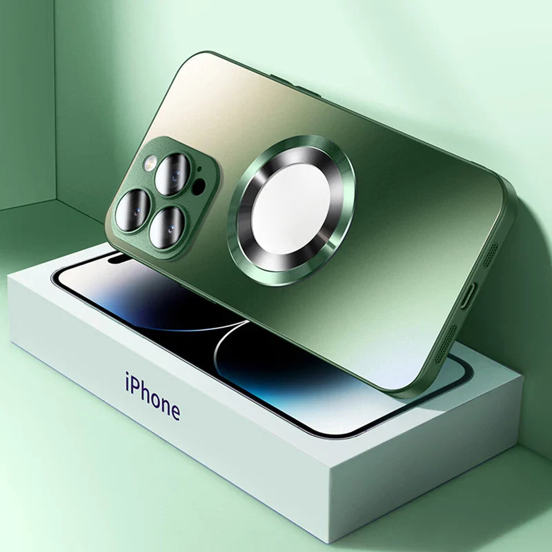 Luxury Matte Magnetic Case For iPhone