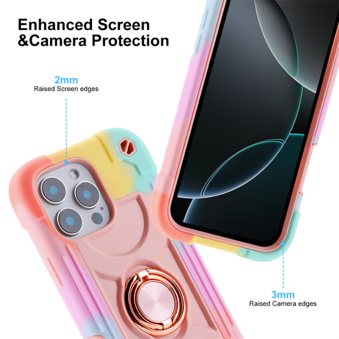 Luxury Heavy Duty Ring Holder Case for iPhone