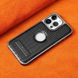 Magnetic Shockproof Leather Texture Case for iphone