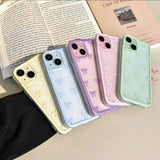 Cute Soft Clear Bowknot Phone Case for iPhone
