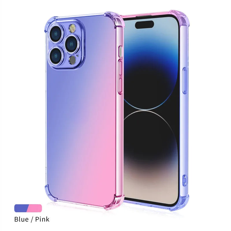 Gradient Airbag TPU Case For iPhone