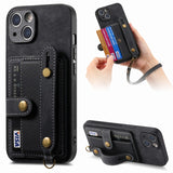 Wrist Lanyard Card Holder Kickstand Case for iphone