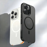 3D Corrugated Texture Magsafe Magnetic Case For iPhone