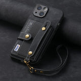 Wrist Lanyard Card Holder Kickstand Case for iphone
