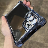 Plating Armor Transparent Case For Samsung