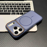 Magnetic Color Block Soft Touch Case for iphone