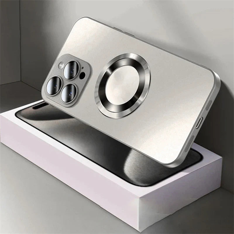 Luxury Matte Magnetic Case For iPhone
