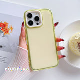Luxury Jelly Candy Shockproof Case for iPhone